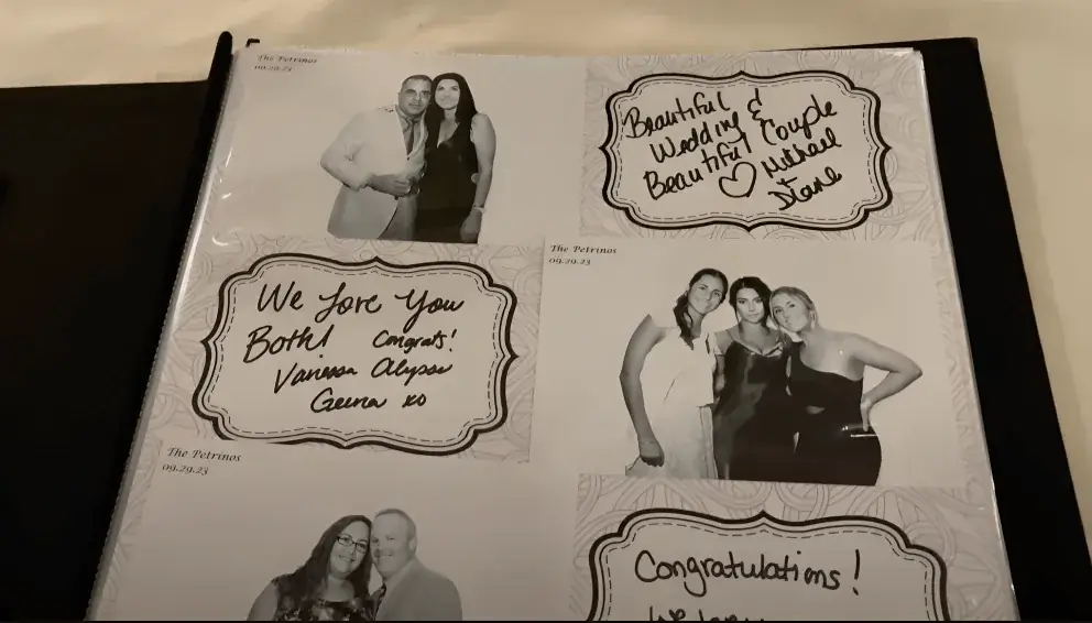 Personalized black and white photo overlay