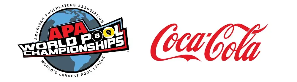 Logos of APA World Pool Championships and Coca-Cola