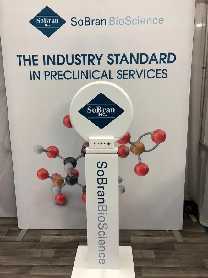 Custom-branded corporate photo booth